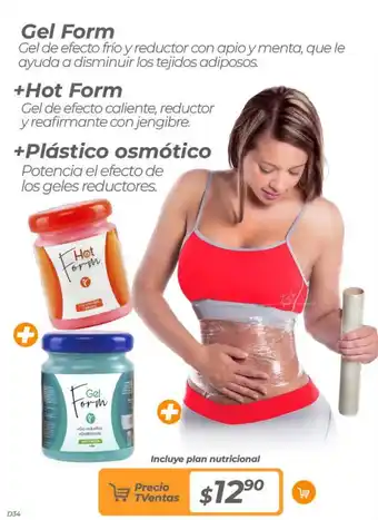 TVentas Gel Form +Hot Form +Plástico osmótico oferta