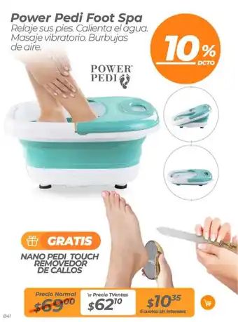 TVentas Power Pedi Foot Spa oferta