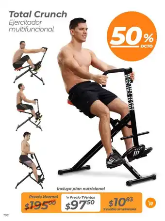 TVentas Total Crunch Ejercitador multifuncional oferta