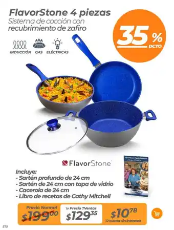 FlavorStone 4 piezas