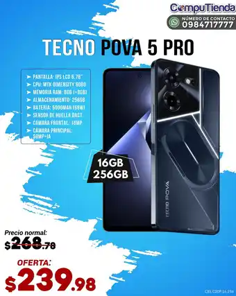 CompuTienda TECNO POVA 5 PRO oferta