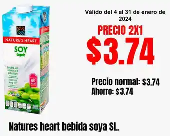 NATURES HEART BEBIDA SOYA SL