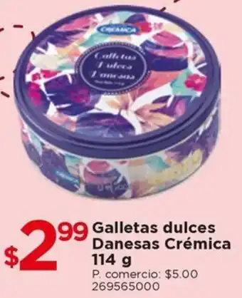 Tia 99 Galletas dulces Danesas Crémica 114g oferta