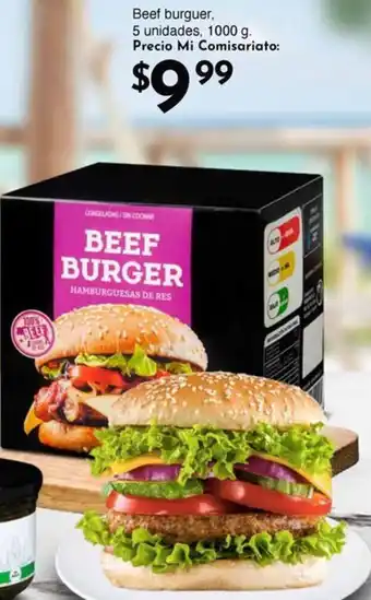 Mi Comisariato Beef burguer 5 unidades 1000g oferta