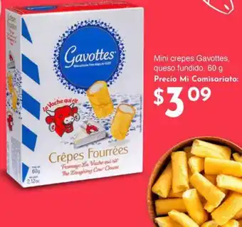 Mi Comisariato Mini crepes Gavottes, queso fundido 60g oferta
