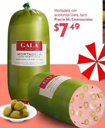 Mi Comisariato Mortadela con aceitunas Gala taco oferta