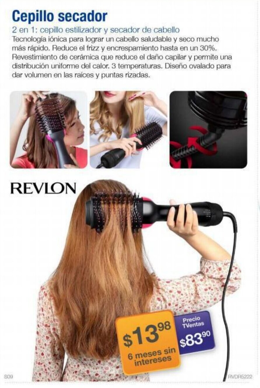 Cepillo Secador Revlon oferta en TVentas