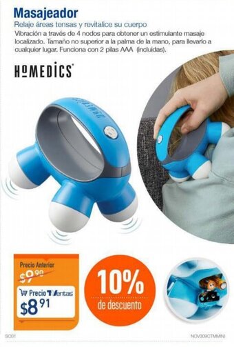 TVentas Masajeador Homedics oferta