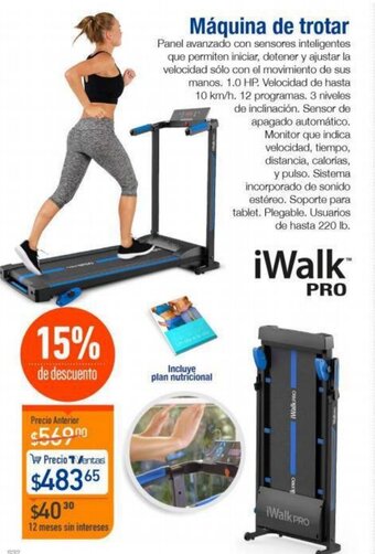TVentas Máquina de Trotar iWalk Pro oferta
