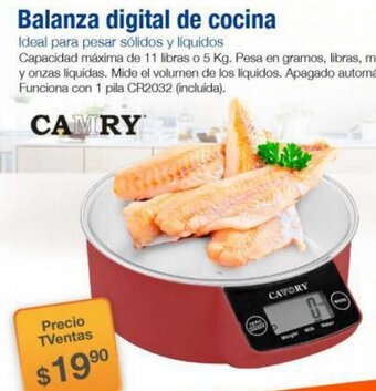 TVentas Balanza Digital de Cocina oferta