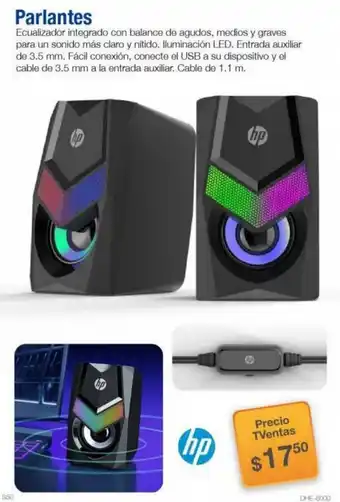 TVentas HP Parlantes oferta