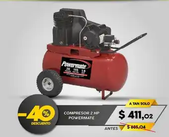 Compresor 2 HP Powermate