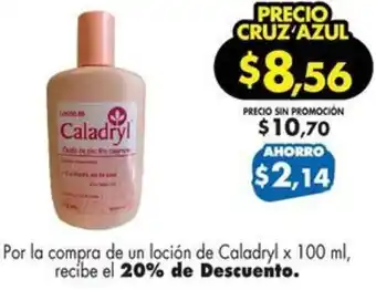 Farmacias Cruz Azul Caladryl x 100 ml oferta