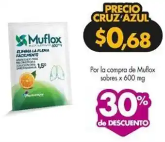 Farmacias Cruz Azul Muflox sobres x 600mg oferta