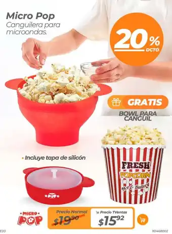 TVentas Micro Pop oferta