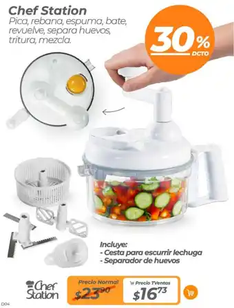 TVentas Chef Station oferta