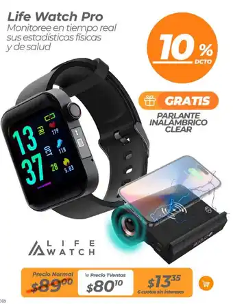 TVentas Life Watch Pro oferta