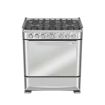 Tia COCINA C/GRILL A GAS 6 QUEMADORES CROMADA MABE oferta