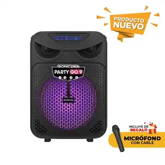 Tia PARLANTE PORTATIL SONIC USA PARTY GO 9 oferta