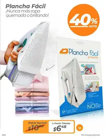 TVentas Plancha Fácil oferta