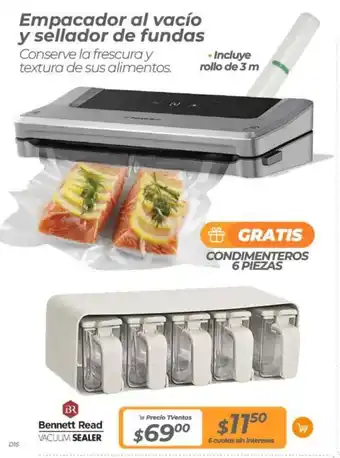 Empacador al vacío y sellador de fundas