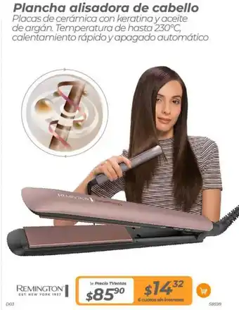 TVentas Plancha alisadora de cabello oferta