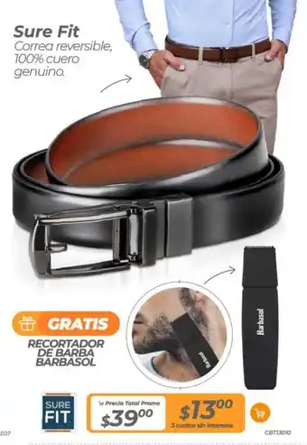 TVentas Sure Fit Correa reversible oferta