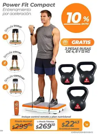 TVentas Power Fit Compact oferta