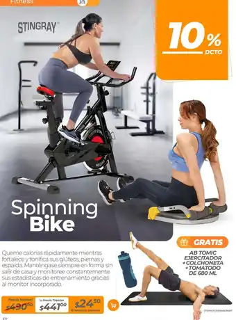 TVentas STINGRAY SPINNING BIKE oferta