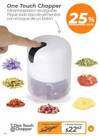 TVentas One Touch Chopper oferta