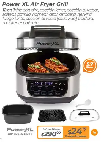 TVentas Power XL Air Fryer Grill 12 en 1 oferta