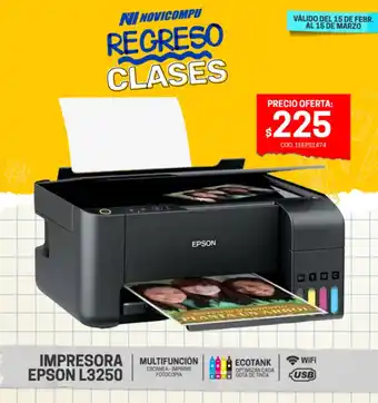 Novicompu IMPRESORA EPSON L3250 oferta