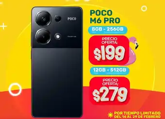 Novicompu POCO M6 PRO 8GB - 256GB oferta