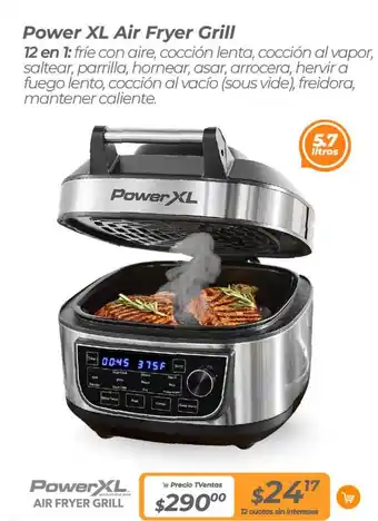 TVentas Power XL Air Fryer Grill 12 en 1 oferta