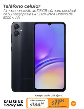 TVentas SAMSUNG Galaxy A05 Teléfono celular oferta