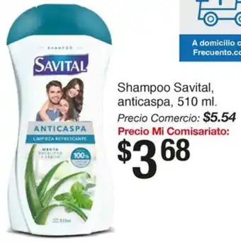Mi Comisariato Shampoo Savital, anticaspa 510ml oferta