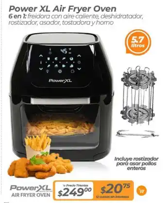 TVentas Power XL Air Fryer Oven 6 en 1 oferta