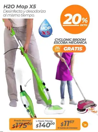 TVentas H2O Mop X5 oferta