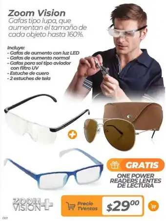 TVentas Zoom Vision oferta