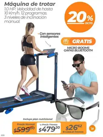 TVentas Máquina de trotar 1.0 HP oferta