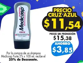 Farmacias Cruz Azul Medicasp Forte 2% x 100ml oferta