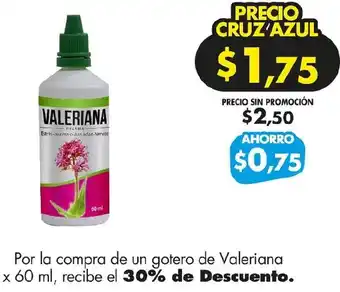 Farmacias Cruz Azul Valeriana x 60ml oferta