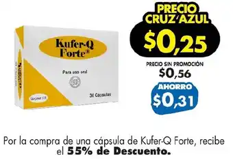 Farmacias Cruz Azul Kufer-Q Forte oferta