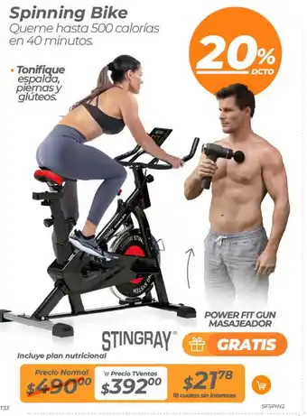 TVentas Spinning Bike oferta