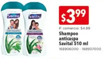 Tia Shampoo anticaspa Savital 510ml oferta
