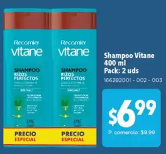 Tia Shampoo Vitane 400ml oferta
