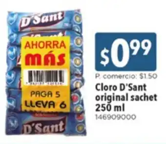 Tia Cloro D'Sant original sachet 250ml oferta