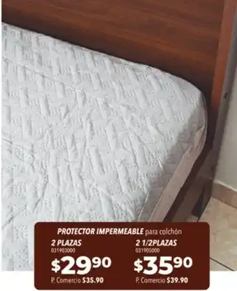 Tia PROTECTOR IMPERMEABLE para colchón 2 PLAZAS oferta