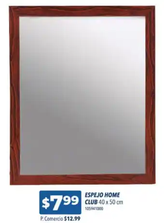 Tia ESPEJO HOME CLUB 40 x 50 cm 105941000 oferta