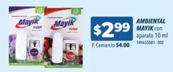 Tia AMBIENTAL MAYIK con aparato 10ml oferta
